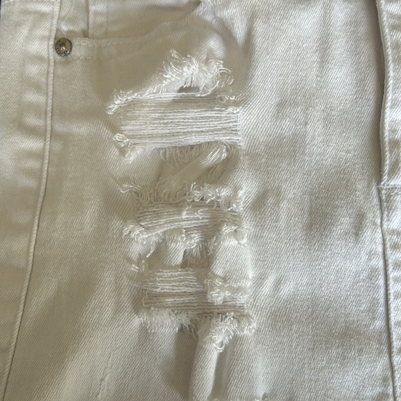 Tractr White Denim Skirt Girls Size M - Picture 2 of 6